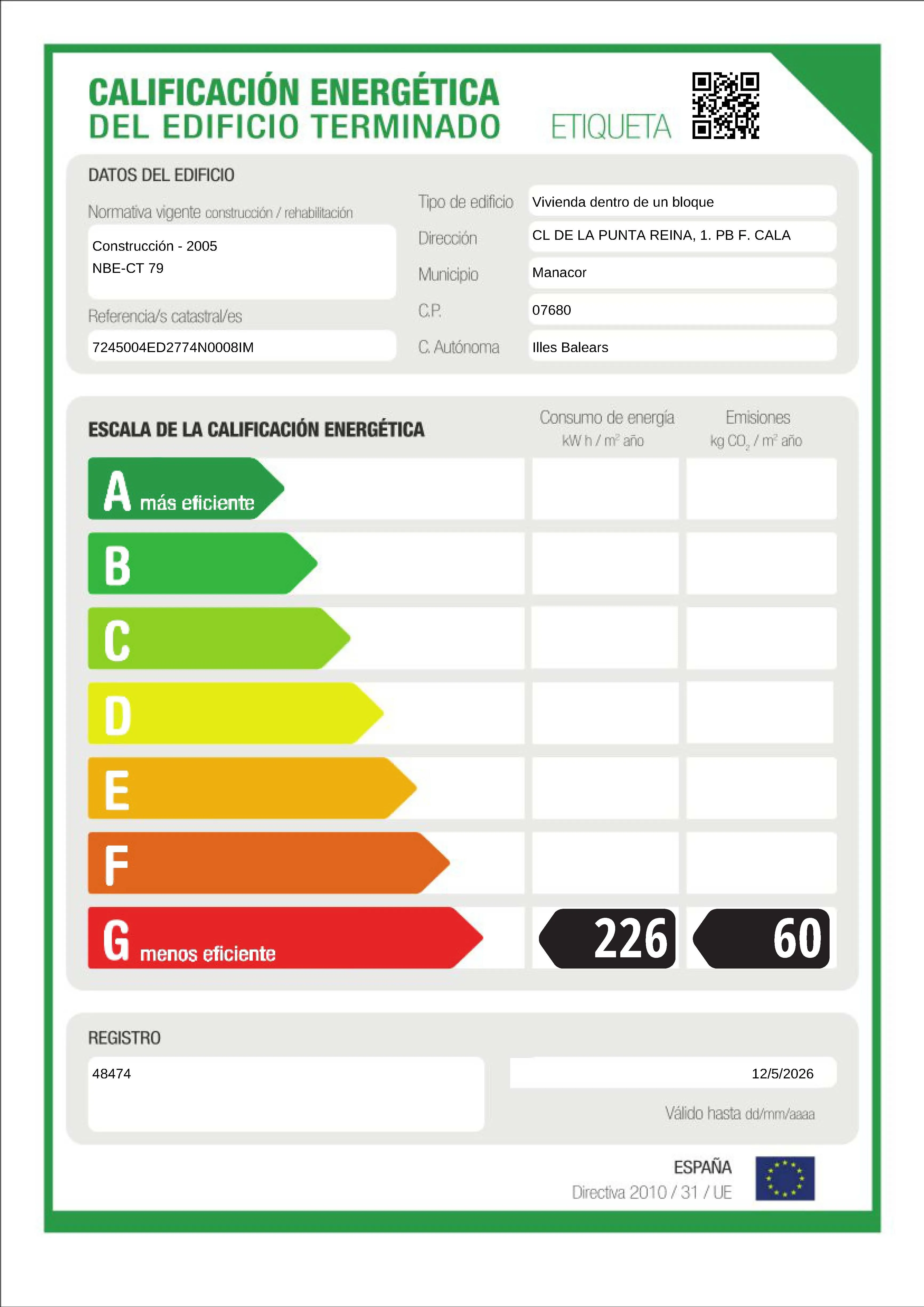 Energiezertifikat Wohnung 6